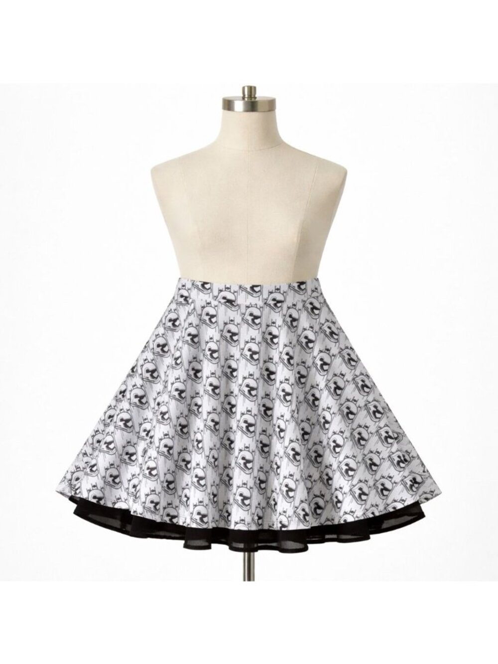 Her Universe Star Wars Stormtrooper Skater Skirt XL Disneybound Goth Geek Chic